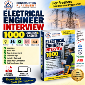 Freshers Electrical Engineer Interview – 1000 Questions & Answers PDF